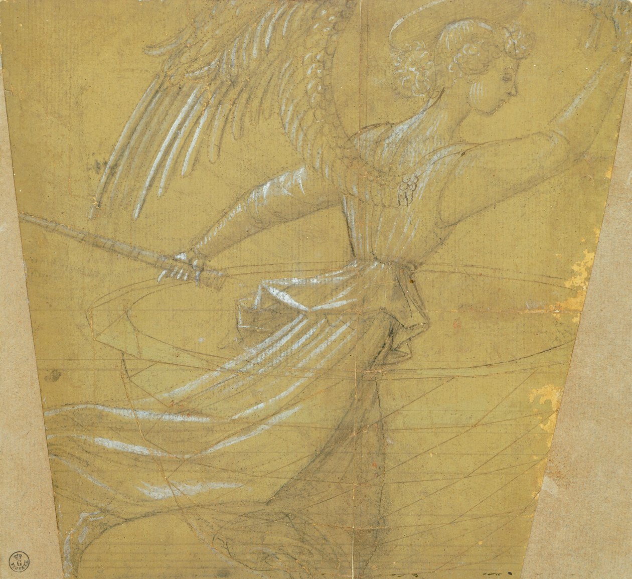 Étude de calice avec ange - Paolo Uccello