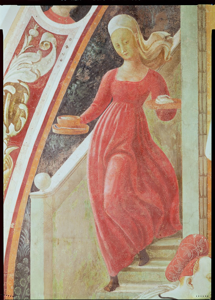 La Naissance de la Vierge (détail) - Paolo Uccello
