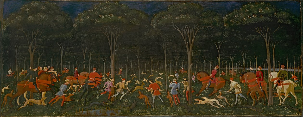 La Chasse dans la forêt, c.1465-70 - Paolo Uccello
