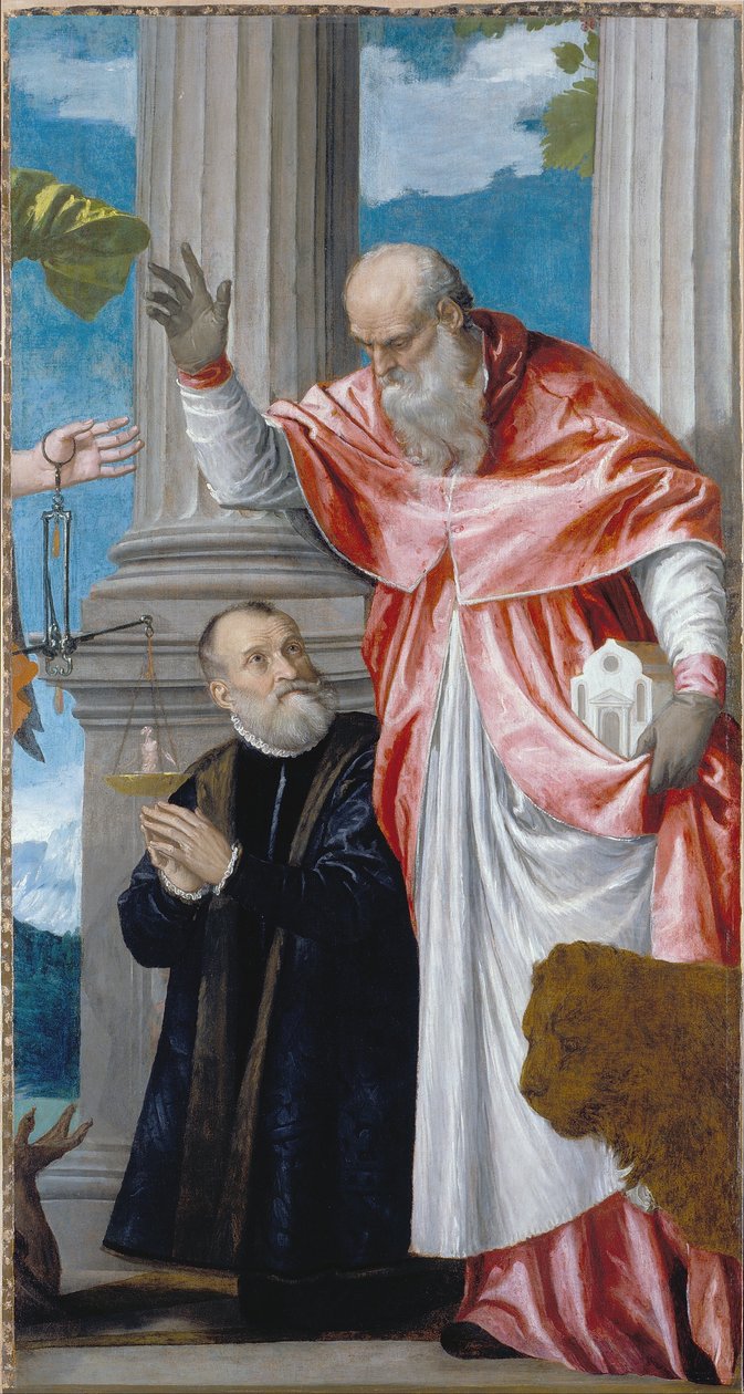 Saint Jérôme et un donateur - Paolo Veronese