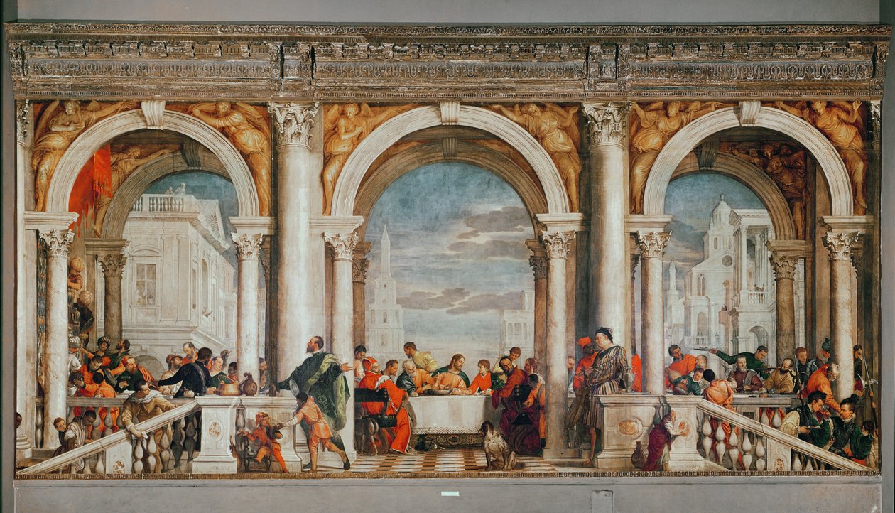 Le Festin dans la maison de Lévi - Paolo Veronese