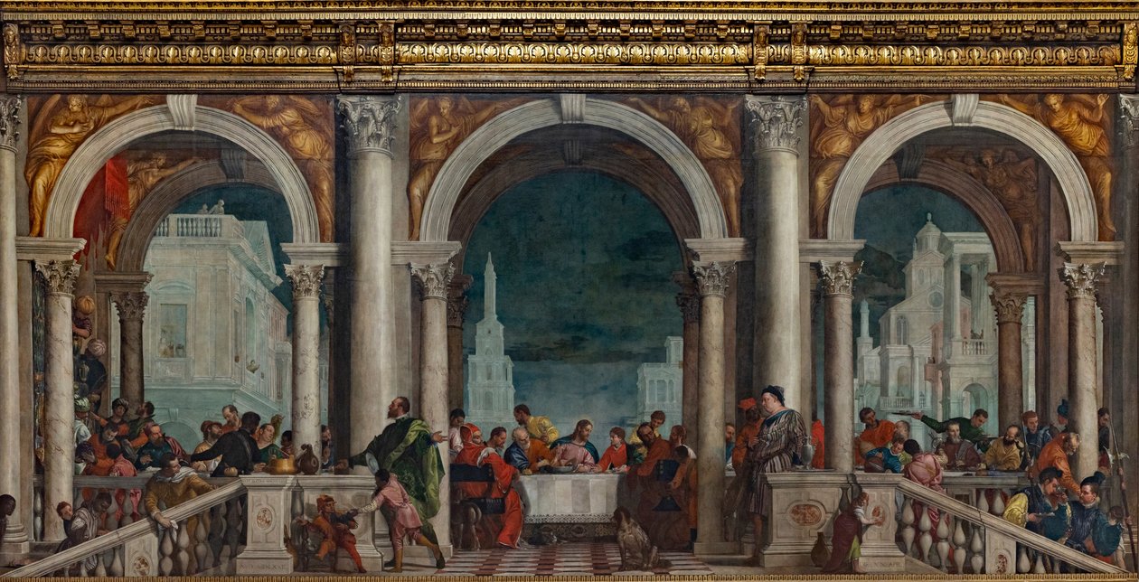 Le Festin dans la maison de Lévi - Paolo Veronese