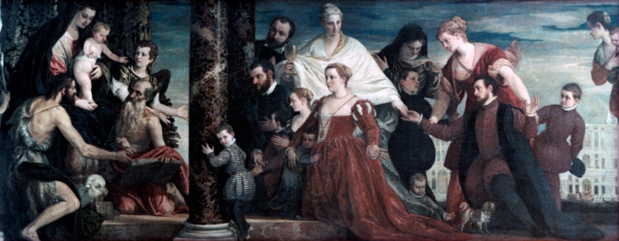 La Madone et la famille Cuccina, 1571 - Paolo Veronese