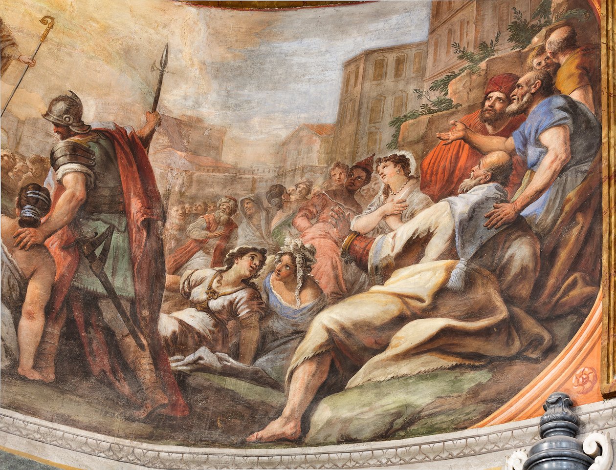 Fresques de Paolo de Matteis datées de 1714 sur la voûte et sur le tambour, représentant la vie du saint, chapelle de San Cataldo dans la cathédrale, Tarente, Italie (photo) - Paolo di Matteis