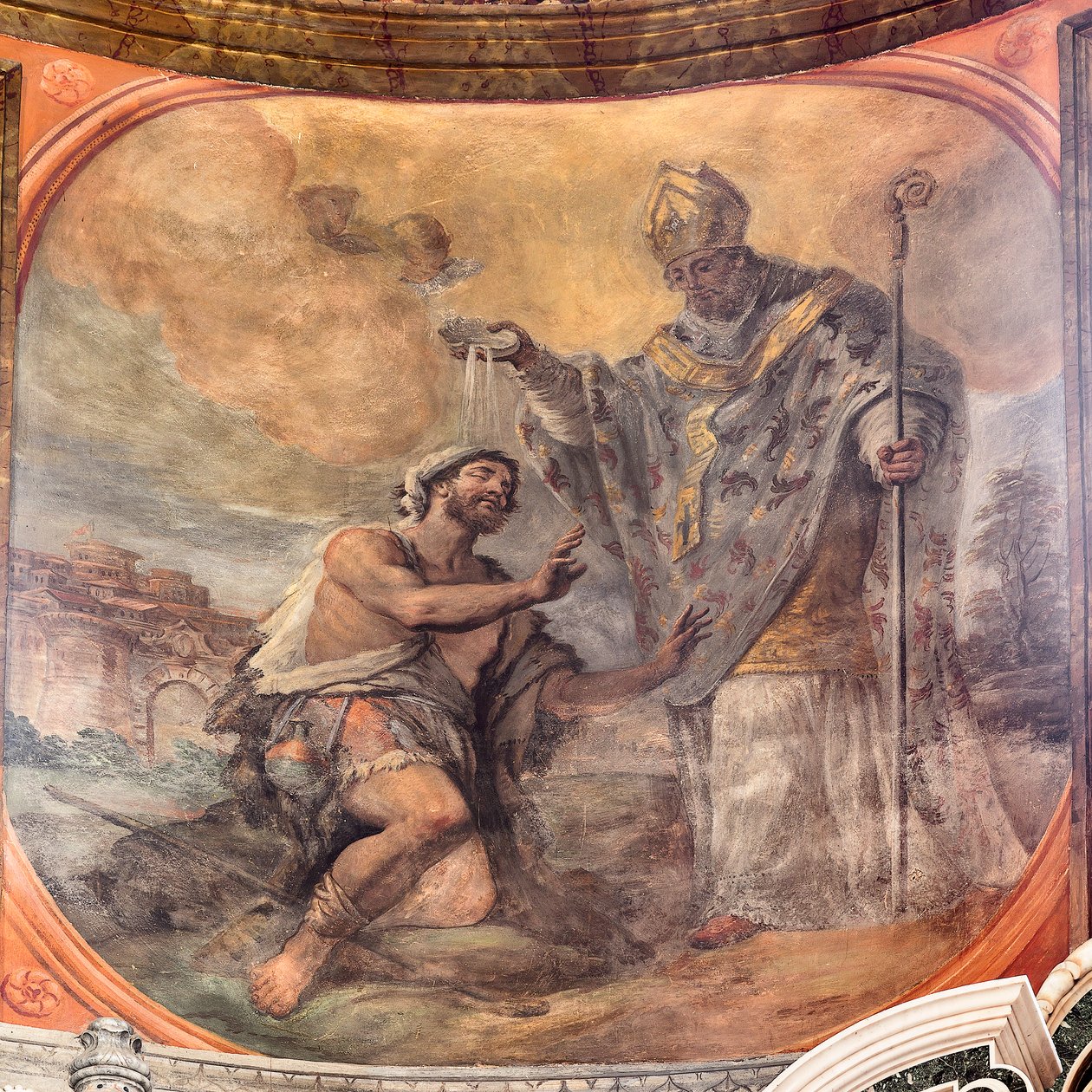 Fresques représentant la vie de Saint Cataldo - Paolo di Matteis