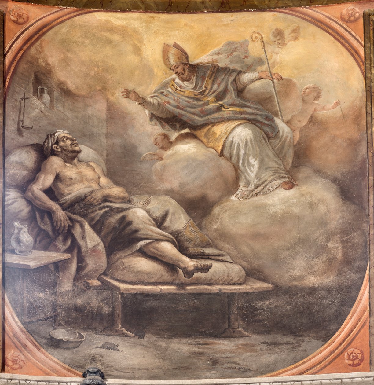 Fresques représentant la vie de Saint Cataldo - Paolo di Matteis