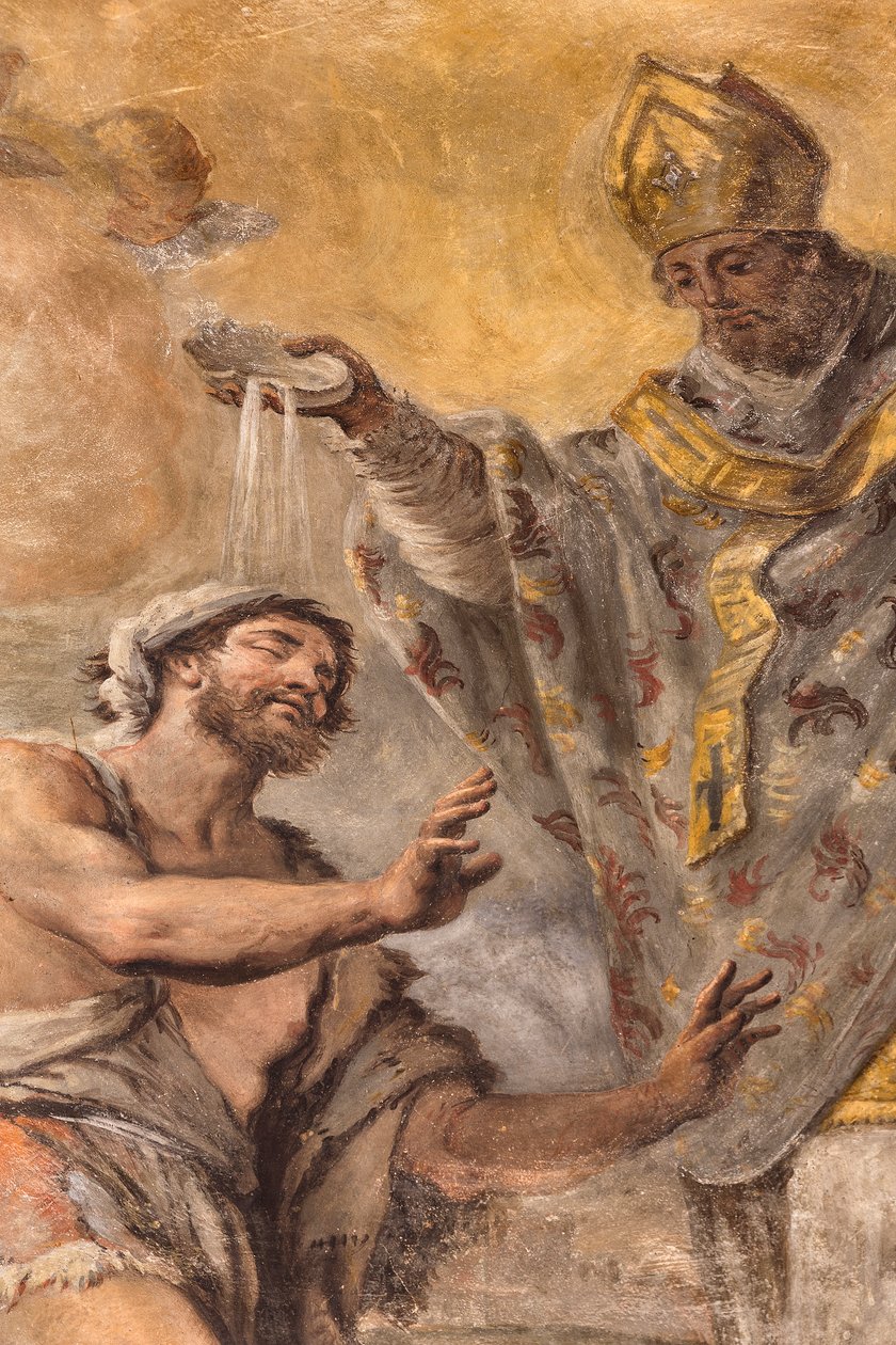 Fresques représentant la vie de Saint Cataldo - Paolo di Matteis