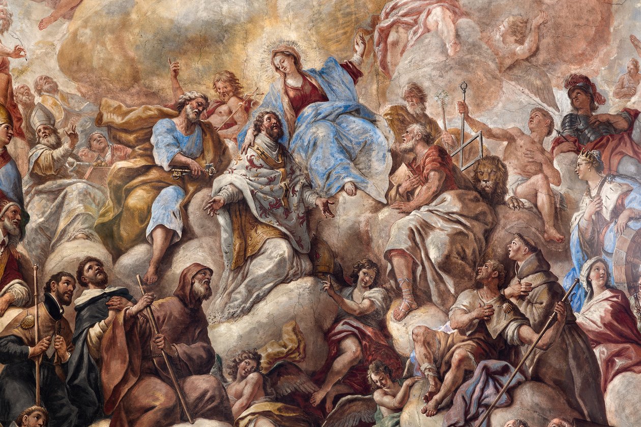 Fresques représentant la vie de Saint Cataldo - Paolo di Matteis