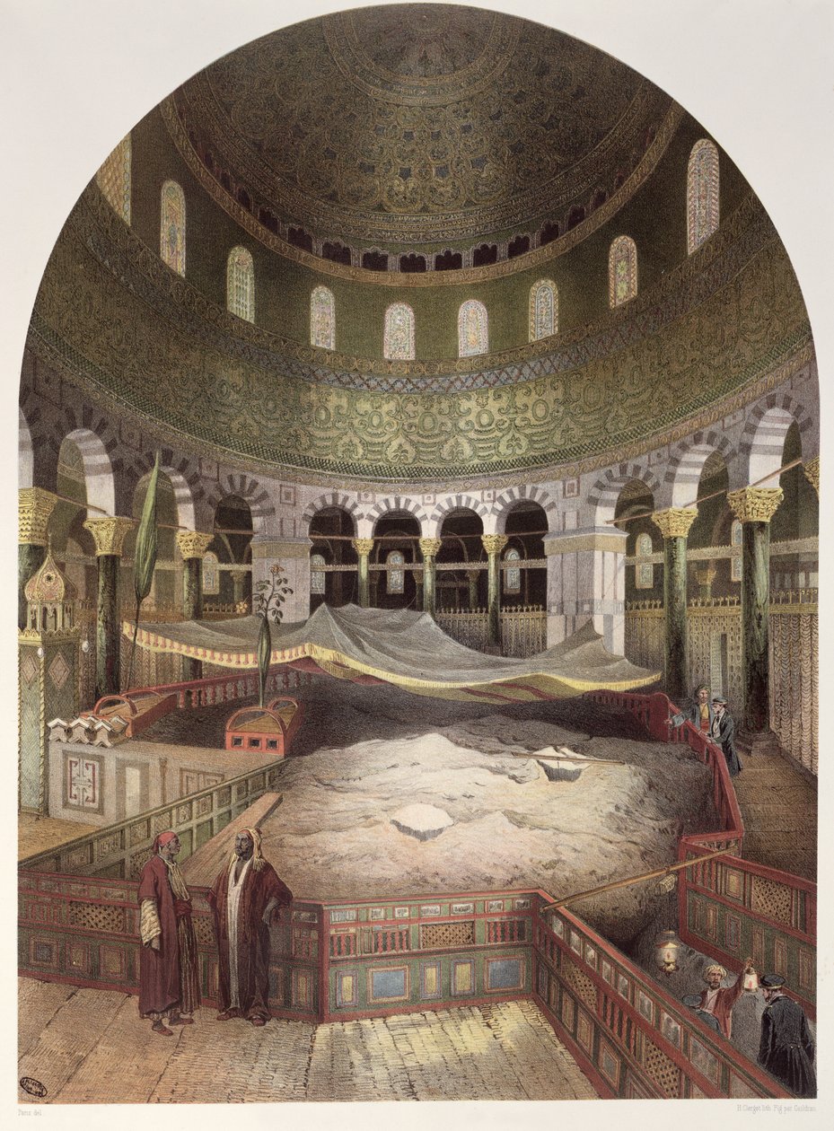Intérieur de la mosquée d