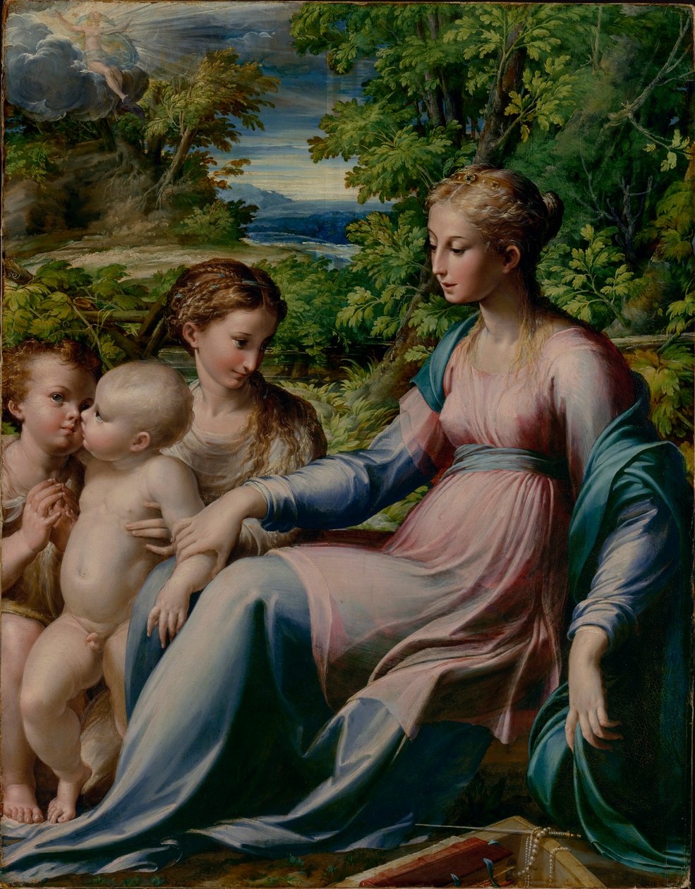 Parmigianino - La Vierge et l