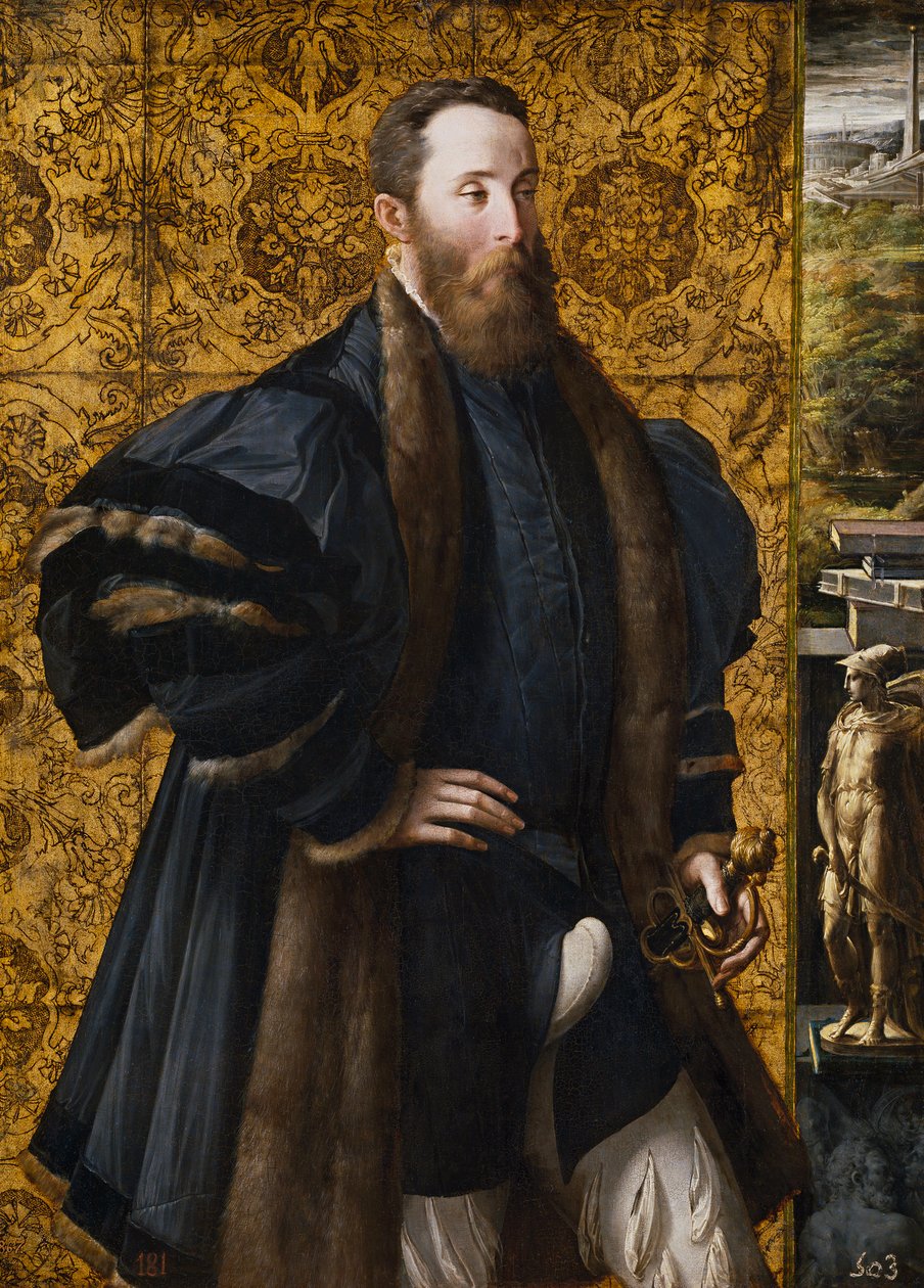 Portrait de Pier Maria Rossi di San Secondo - Parmigianino