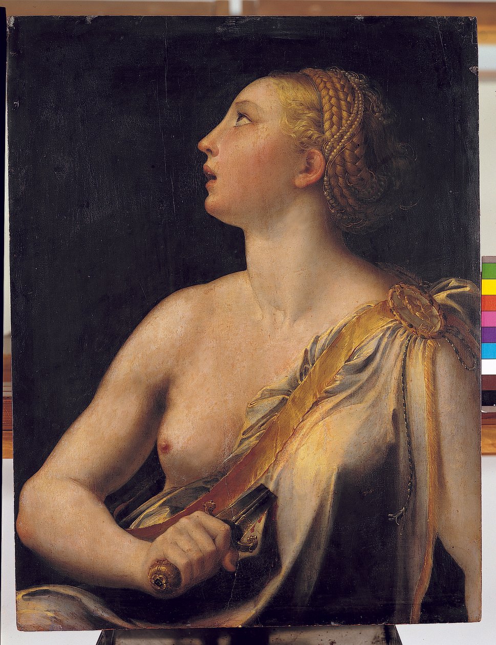Lucrèce romaine (Lucrezia romana), par Girolamo Francesco Maria Mazzola dit il Parmigianino - Parmigianino (1503 40)