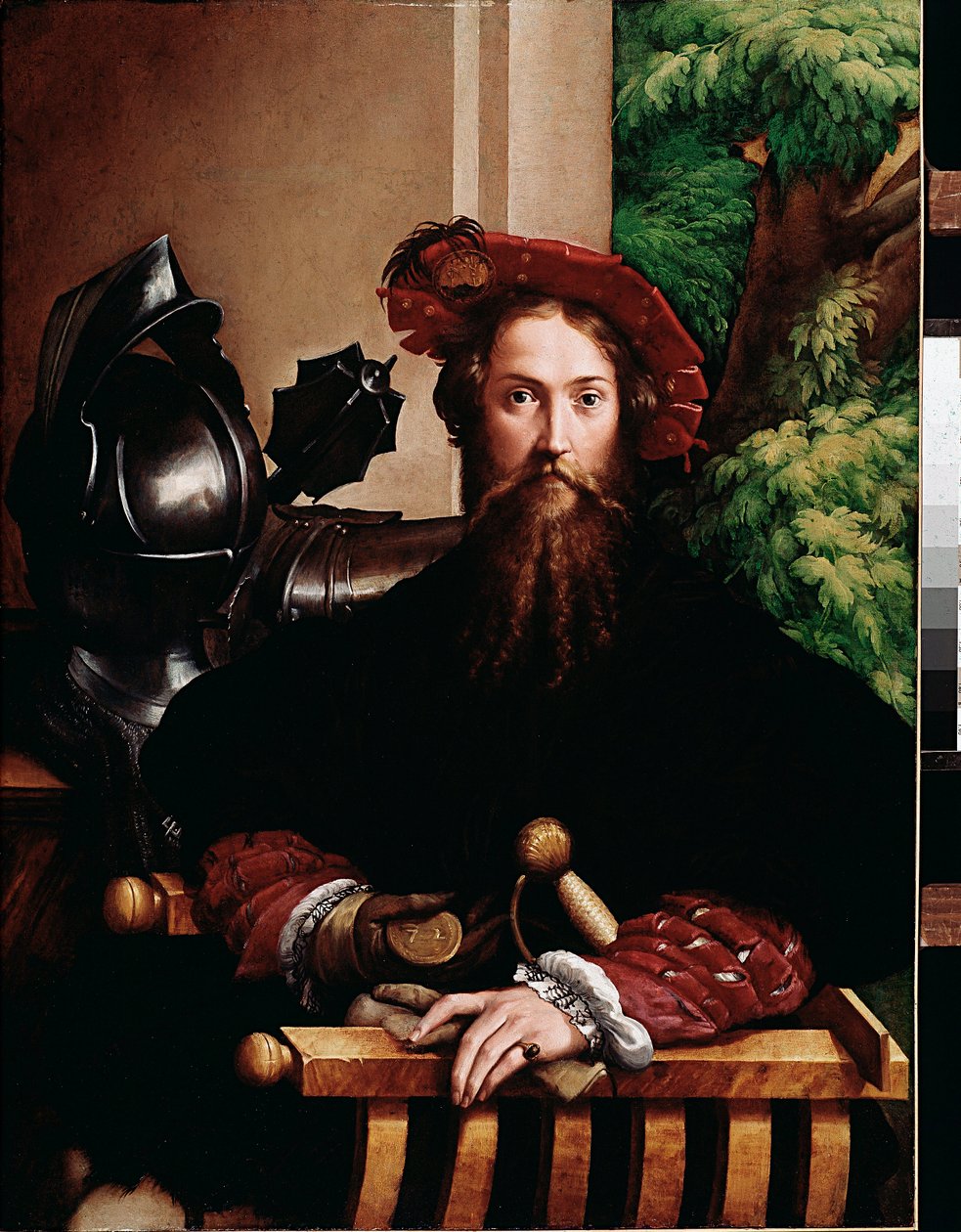 Portrait de Galeazzo Sanvitale, duc de Fontanellato, époux de Paola Gonzaga, 1524 - Parmigianino