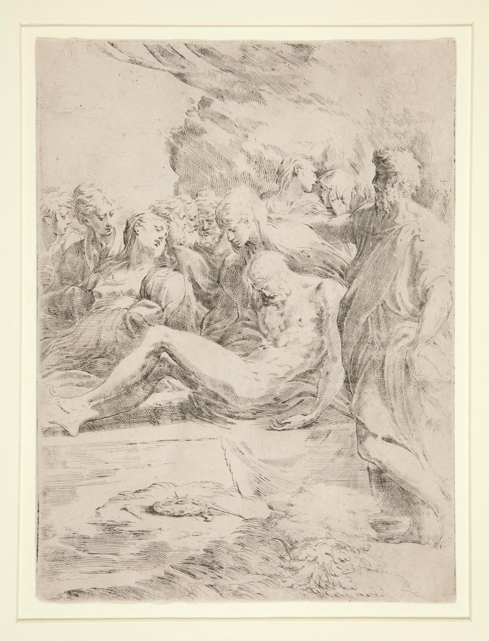 La mise au tombeau - Parmigianino