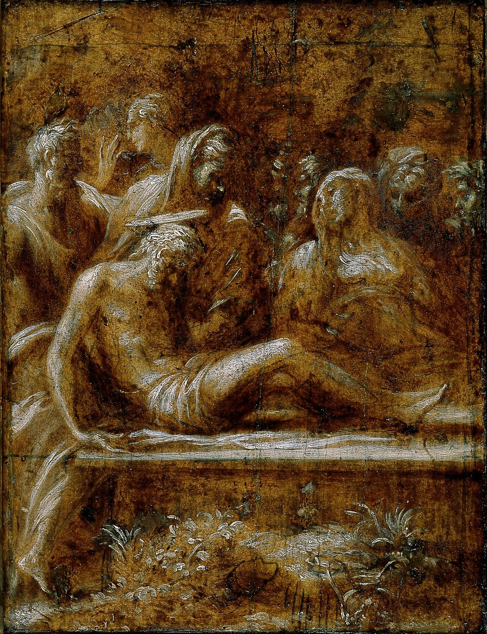 La mise au tombeau du Christ - Parmigianino