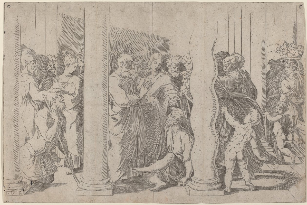 Saints Pierre et Jean guérissant l
