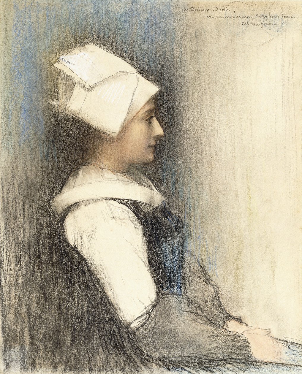 Une fille bretonne - Pascal Adolphe Jean Dagnan Bouveret