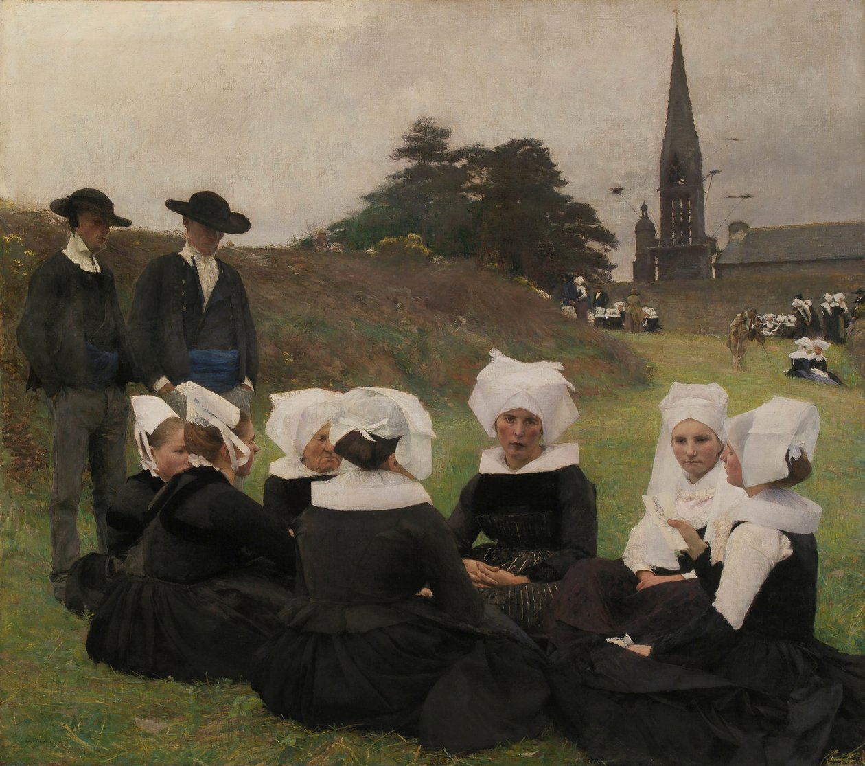 Les Bretonnes au Pardon, 1887 - Pascal Adolphe Jean Dagnan Bouveret