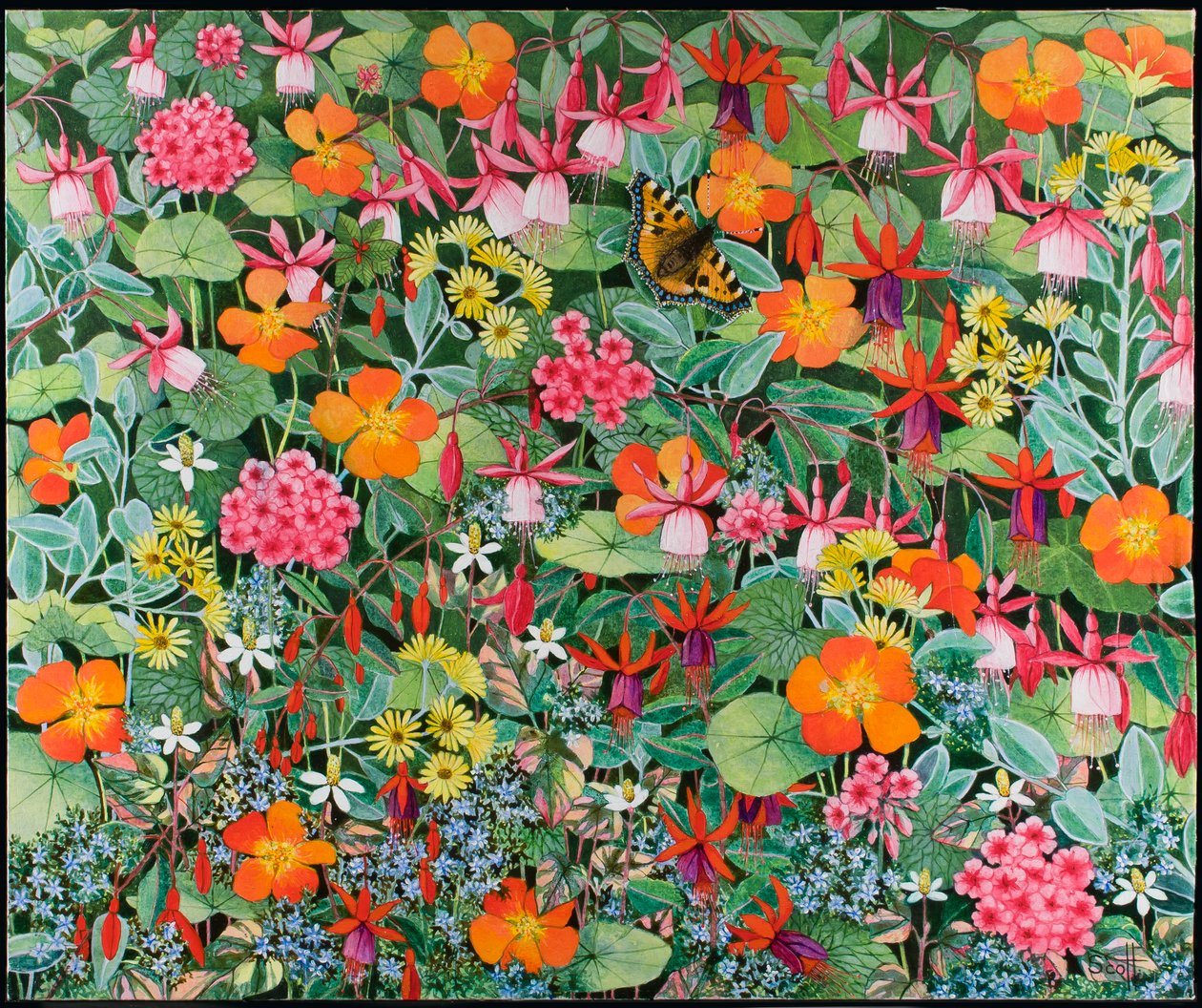 Attraction, 2011 (acrylique sur callico) - Pat Scott