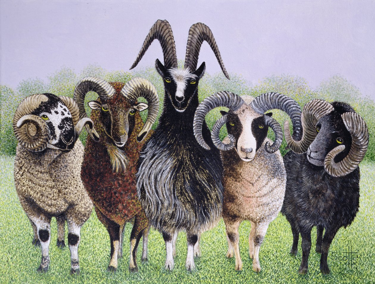Ramifications (acrylique sur calicot) - Pat Scott