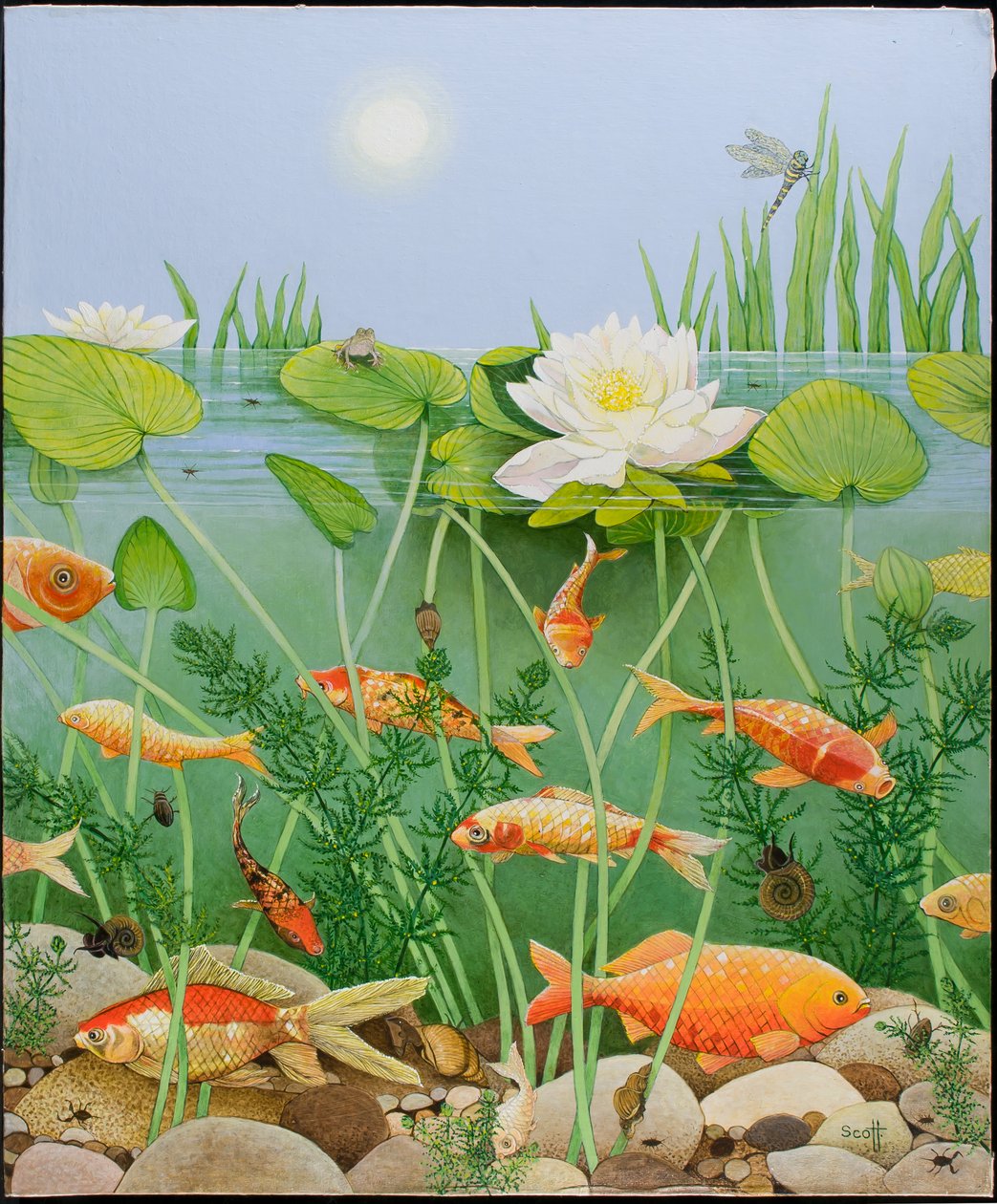 The Golden Touch, 2011 (acrylique sur calicot) - Pat Scott