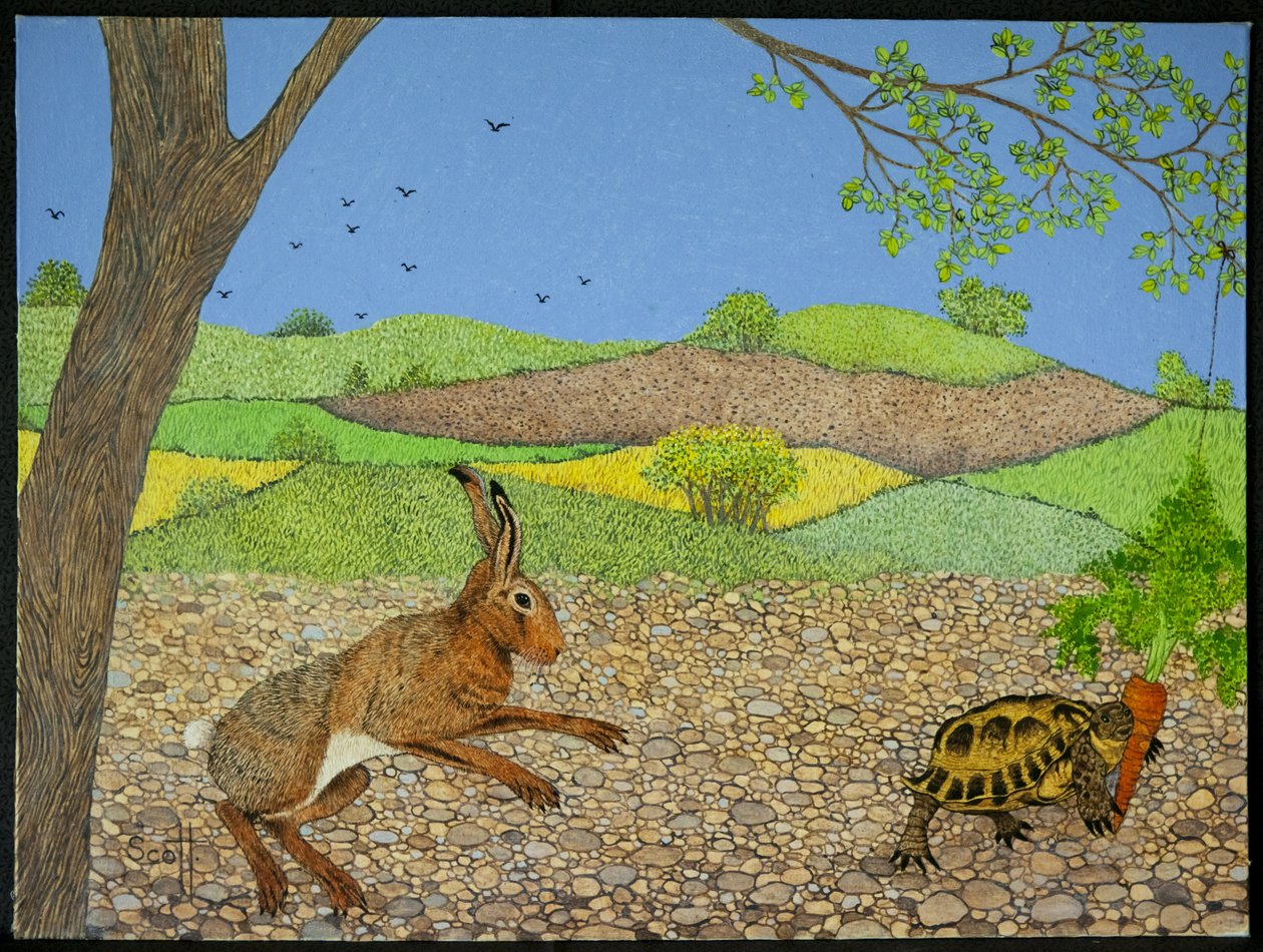 La tortue et le lièvre - Pat Scott