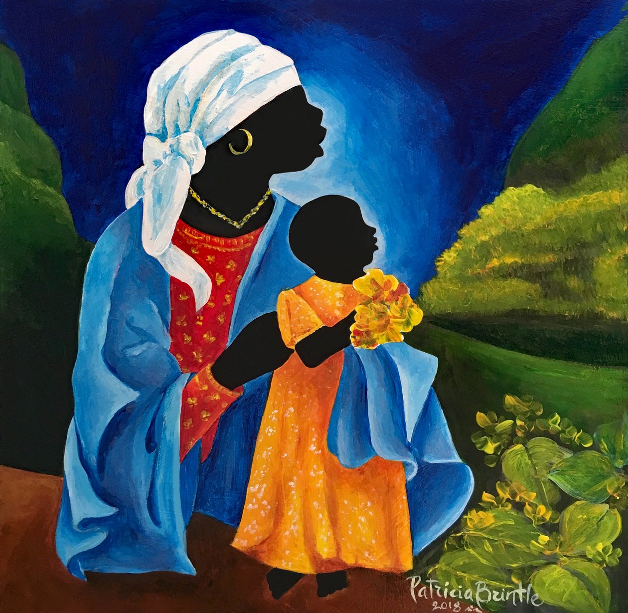 Madone et enfant - Flourish, 2018 - Patricia Brintle