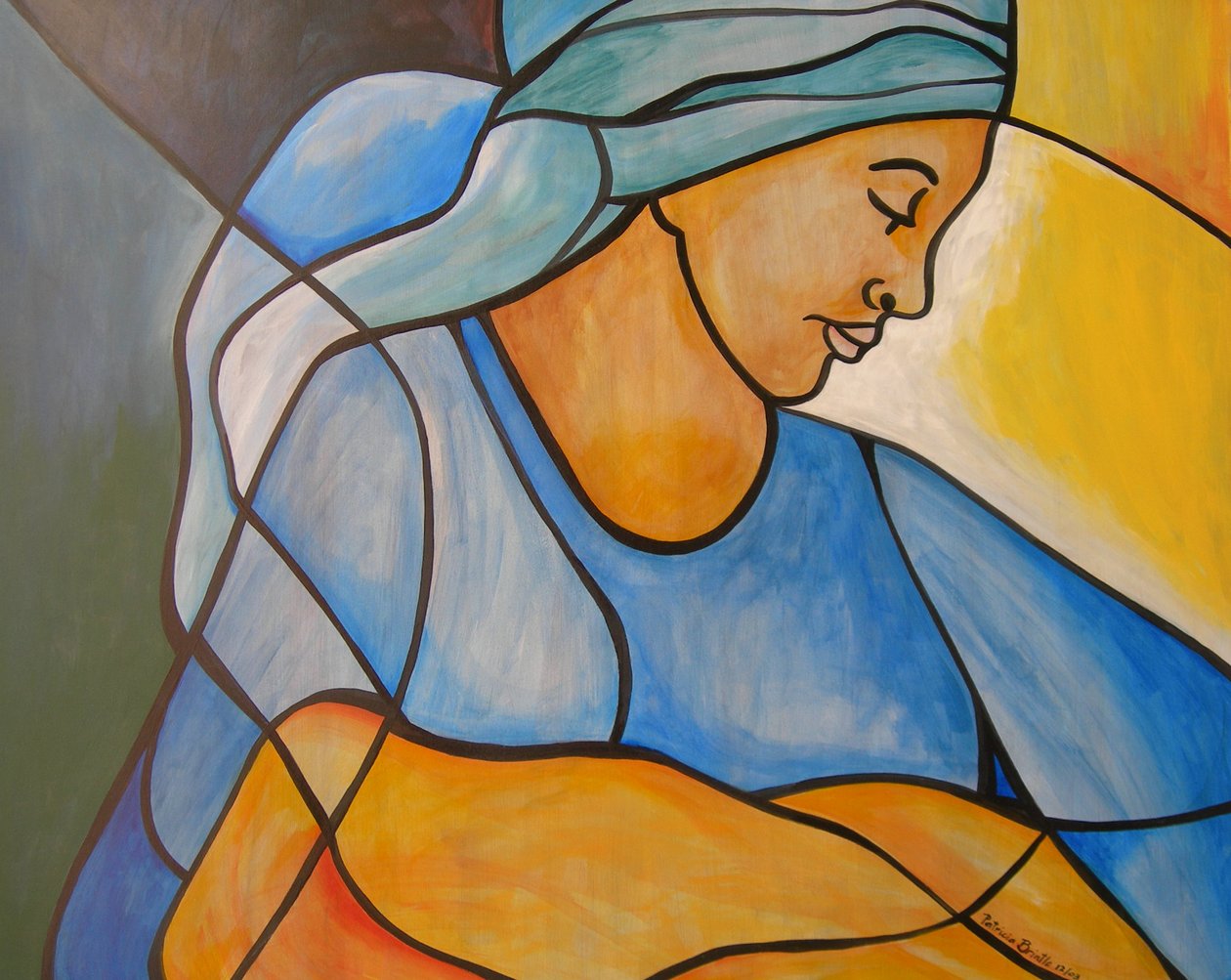 Madone et enfant - Patricia Brintle