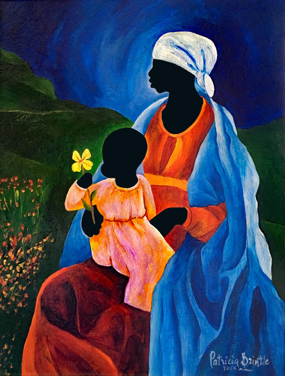 Madone et enfant du cornouiller - Patricia Brintle