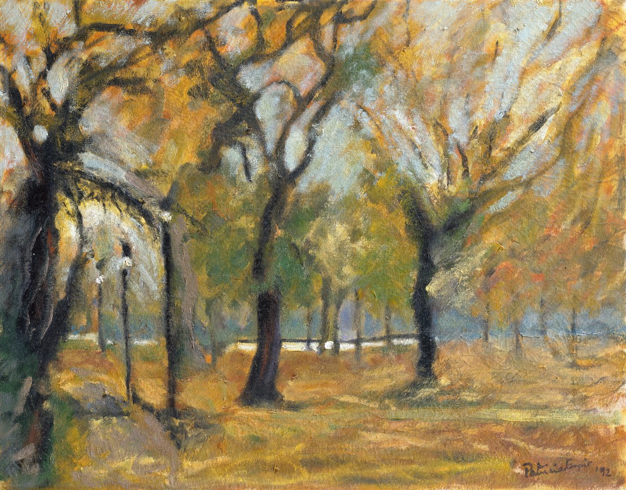 Lumières à gaz à Hyde Park, 1992 - Patricia Espir