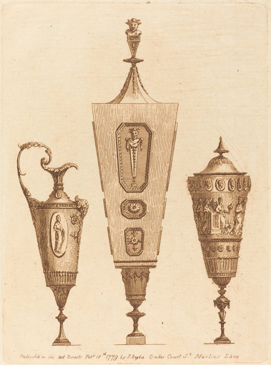 Deux vases classiques et une aiguière - Patrick Begbie