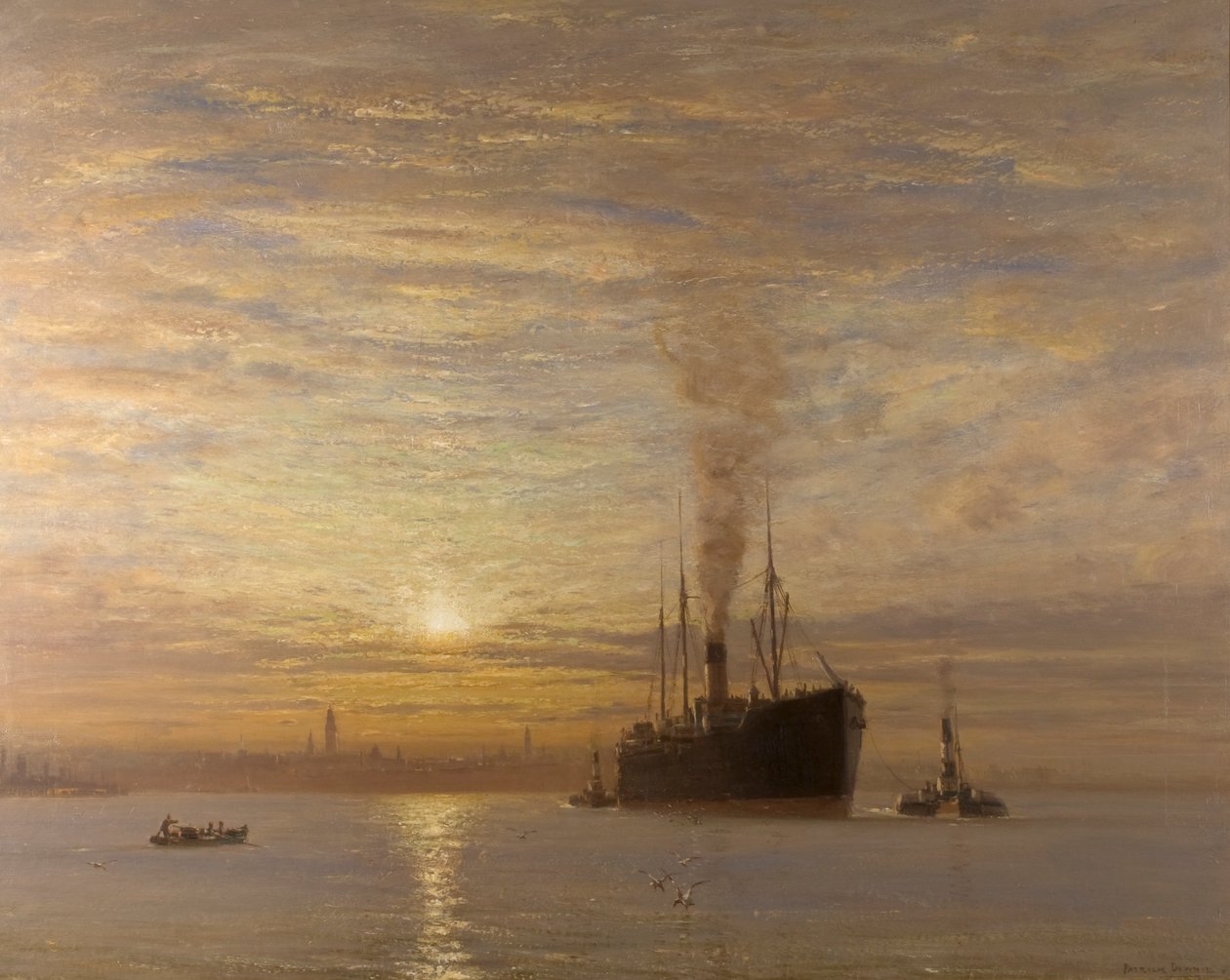 Retour à la Clyde - Coucher de soleil - Patrick Downie