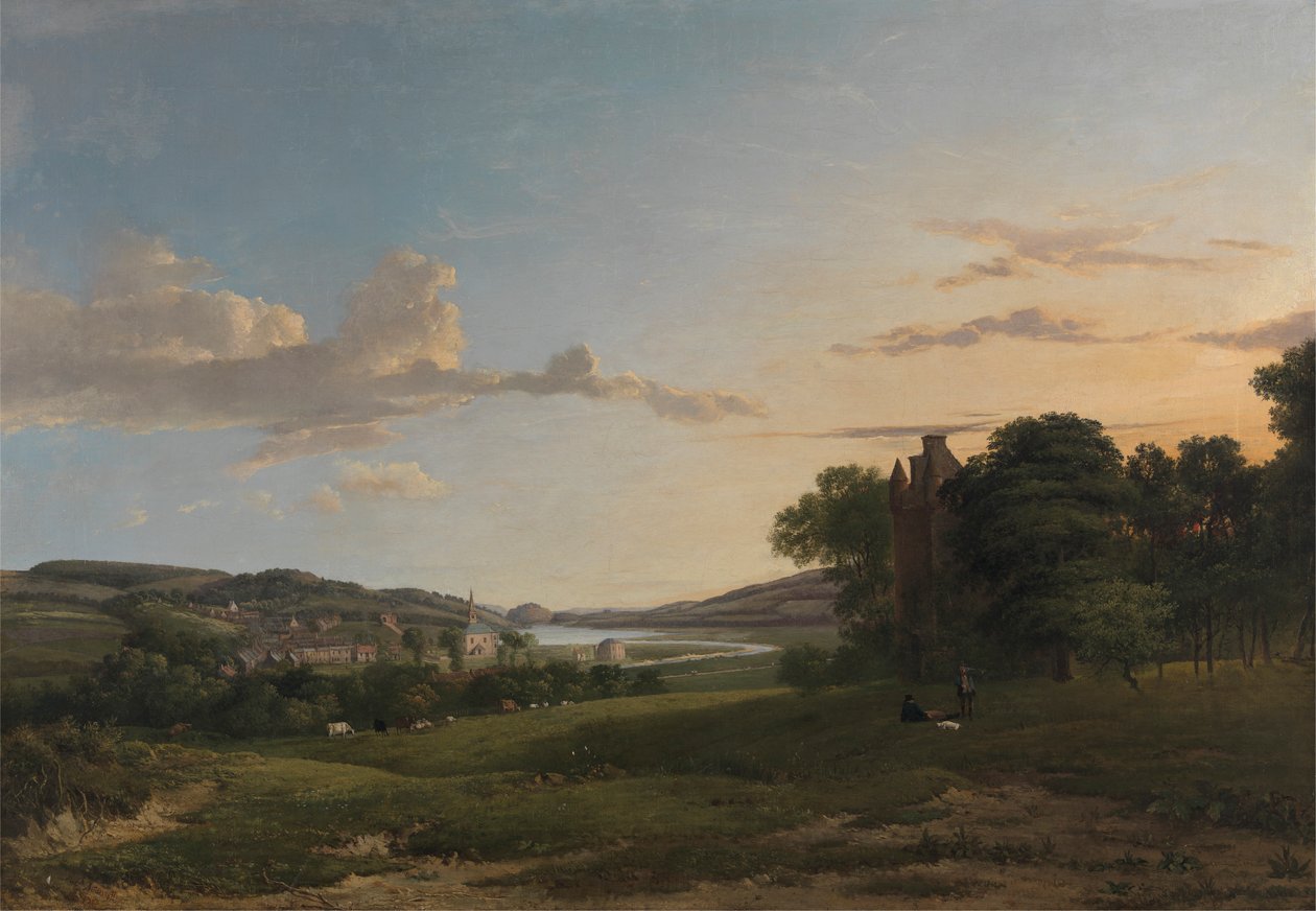 Vue de Cessford et du village de Caverton, Roxboroughshire au loin - Patrick Nasmyth