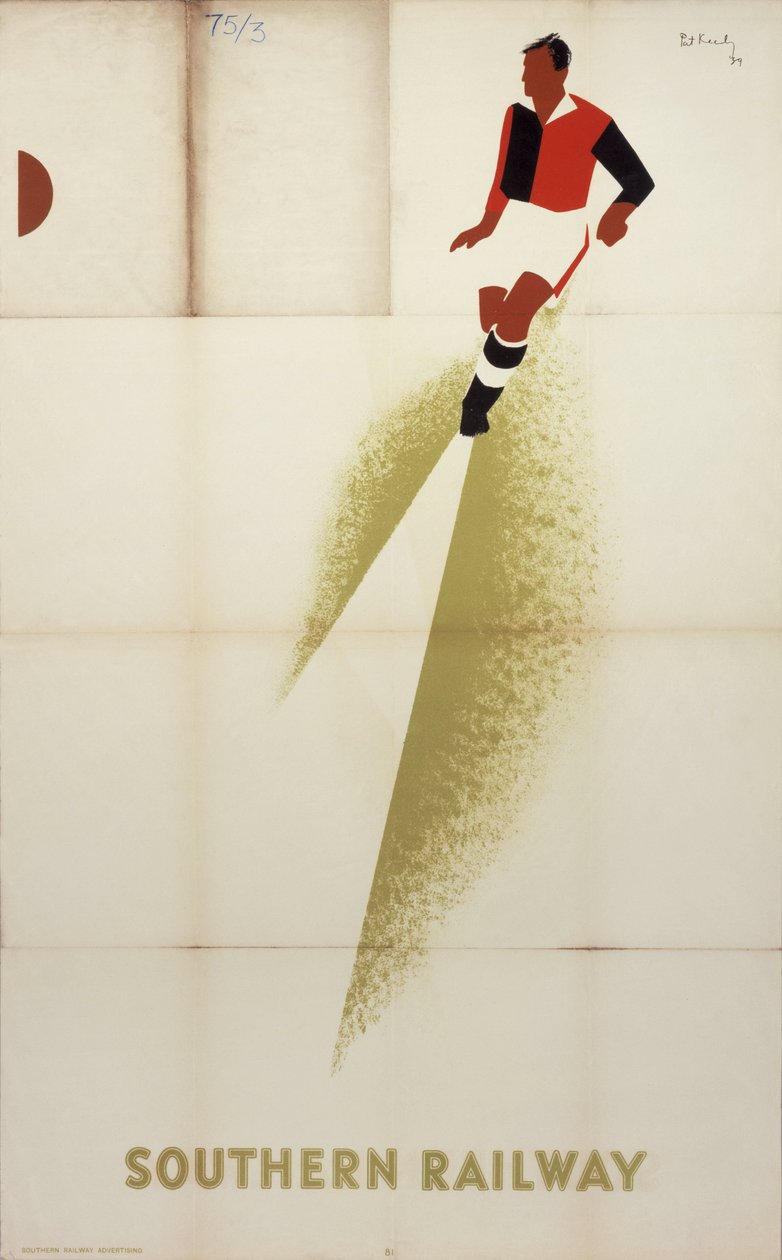 Affiche des stocks des chemins de fer du Sud - Patrick 