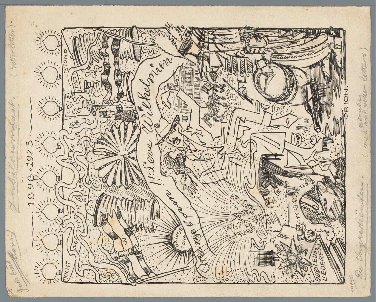 25e anniversaire de règne de Wilhelmina - Patricq Kroon (signed by artist)