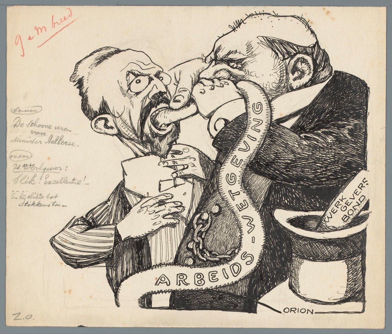 Ministre Aalberse et l