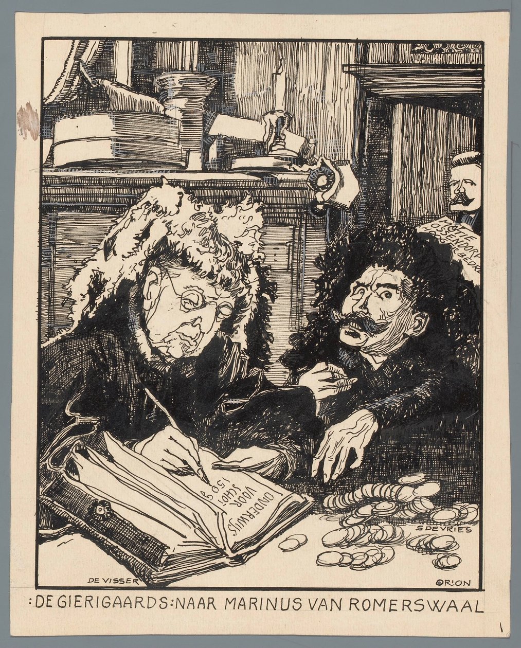 Ministres De Visser et Simon de Vries comme percepteurs d