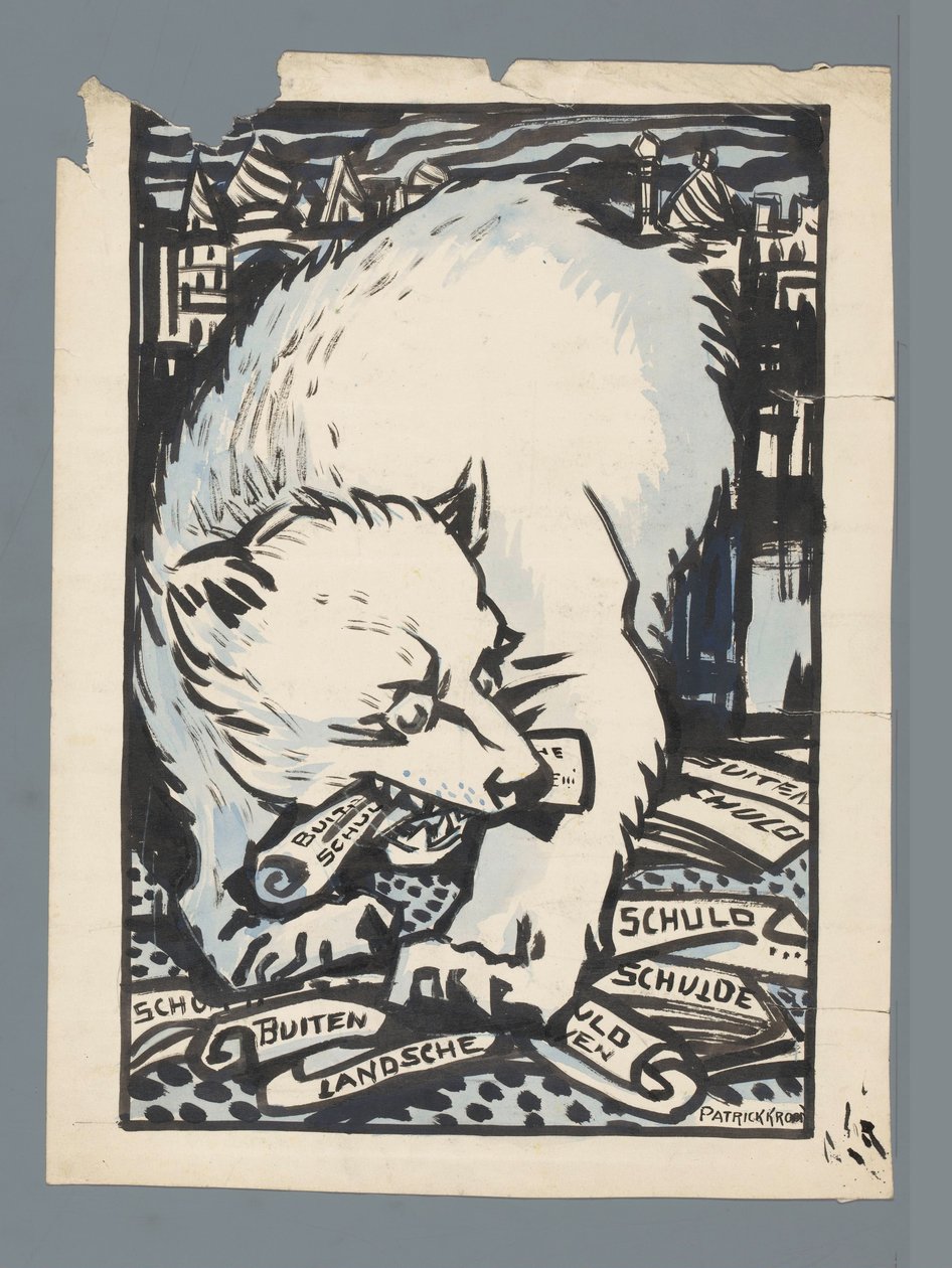 Ours russe - Patricq Kroon (signed by artist)