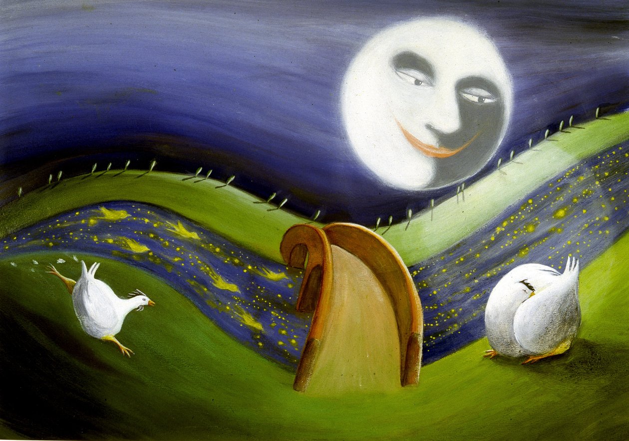 Paysage de la pleine lune - Patrizia La Porta