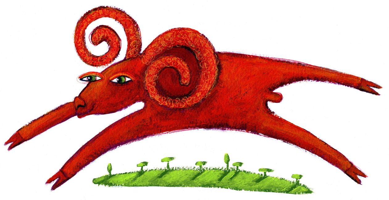 Représentation du signe zodiacal du Bélier, 2014 - Patrizia La Porta