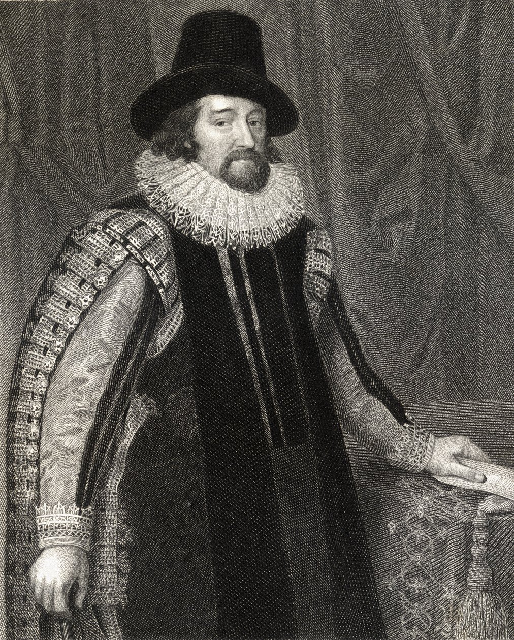 Portrait de Francis Bacon (1561-1626) vicomte St Albans, de 