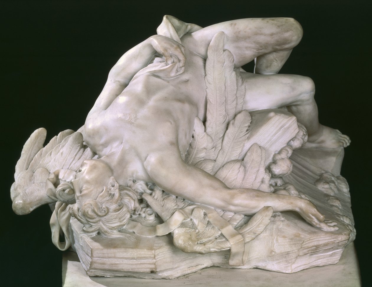 Icare tombant, 1743 (marbre) - Paul Ambroise Slodtz