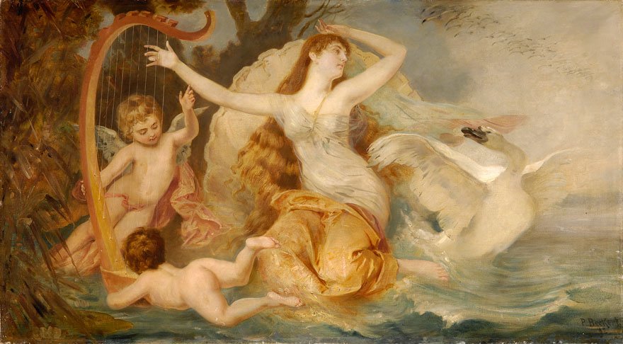 Léda et le cygne - Paul Beckert