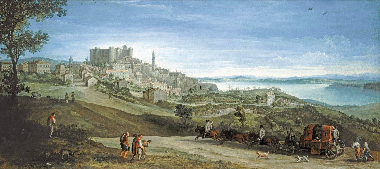 Vue de Bracciano - Paul Brill