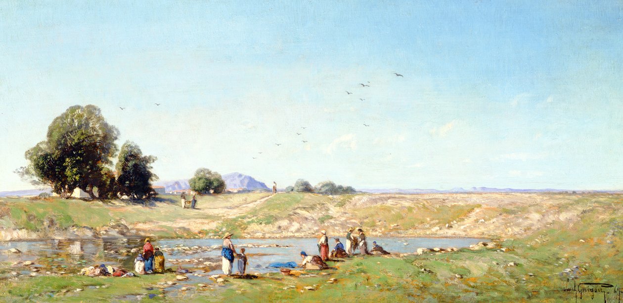 La Vallée de la Durance, 1867 - Paul Camille Guigou
