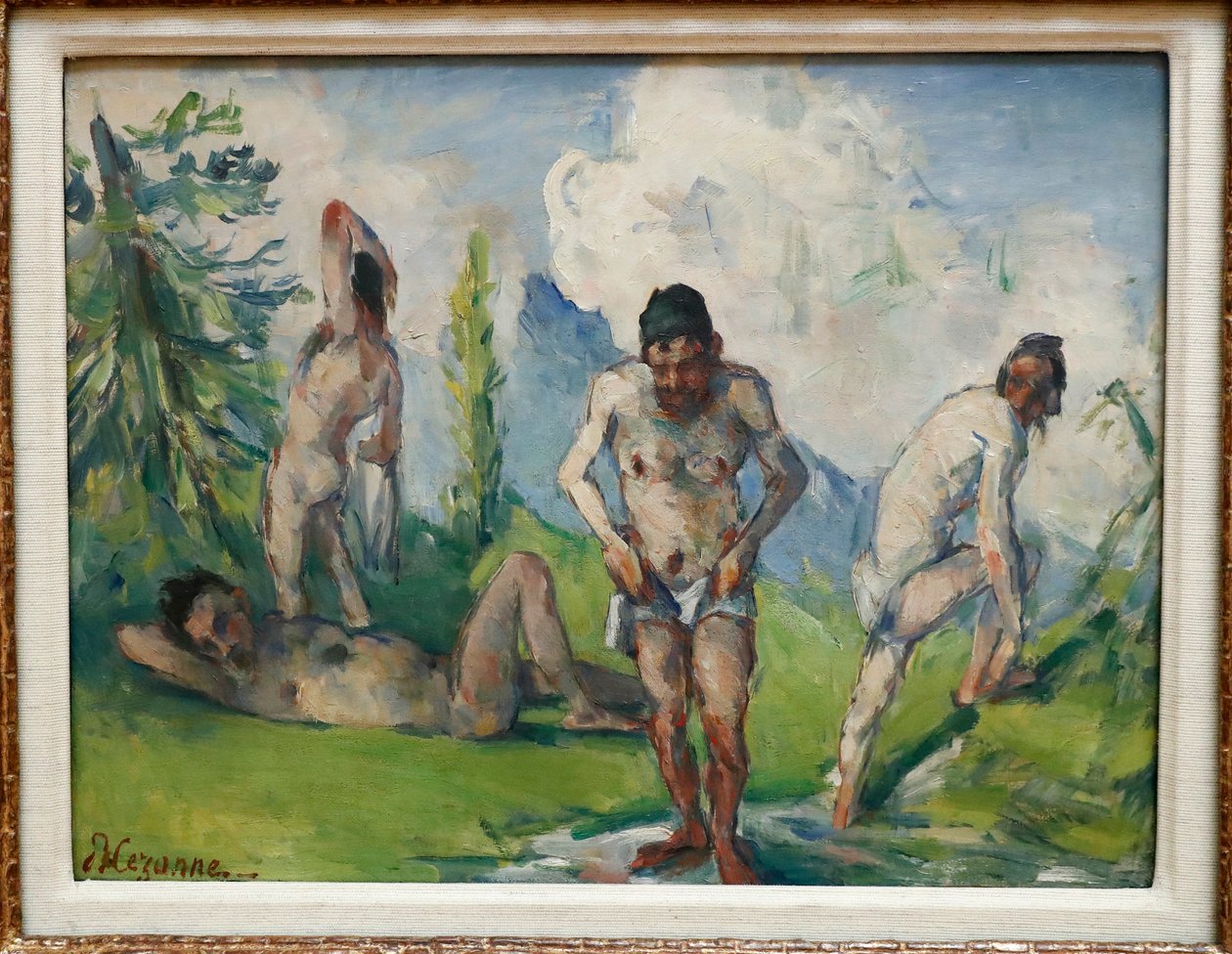 Baigneurs au repos - Paul Cézanne