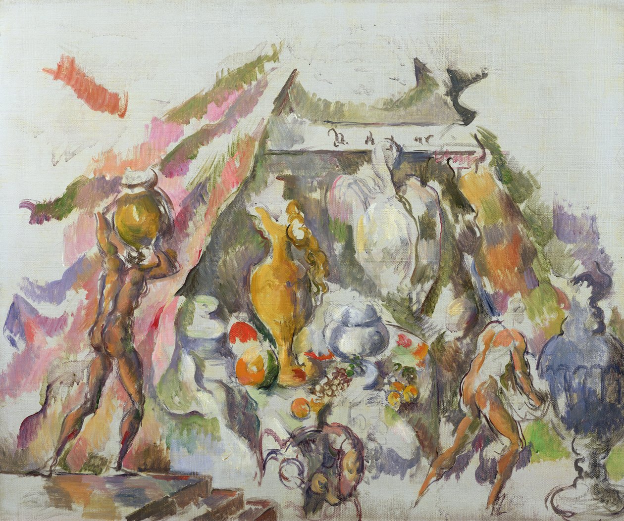 Préparation du banquet, c.1890 - Paul Cézanne
