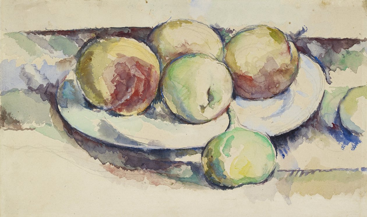 Nature Morte de Pêches et Figues, 19ème siècle - Paul Cézanne