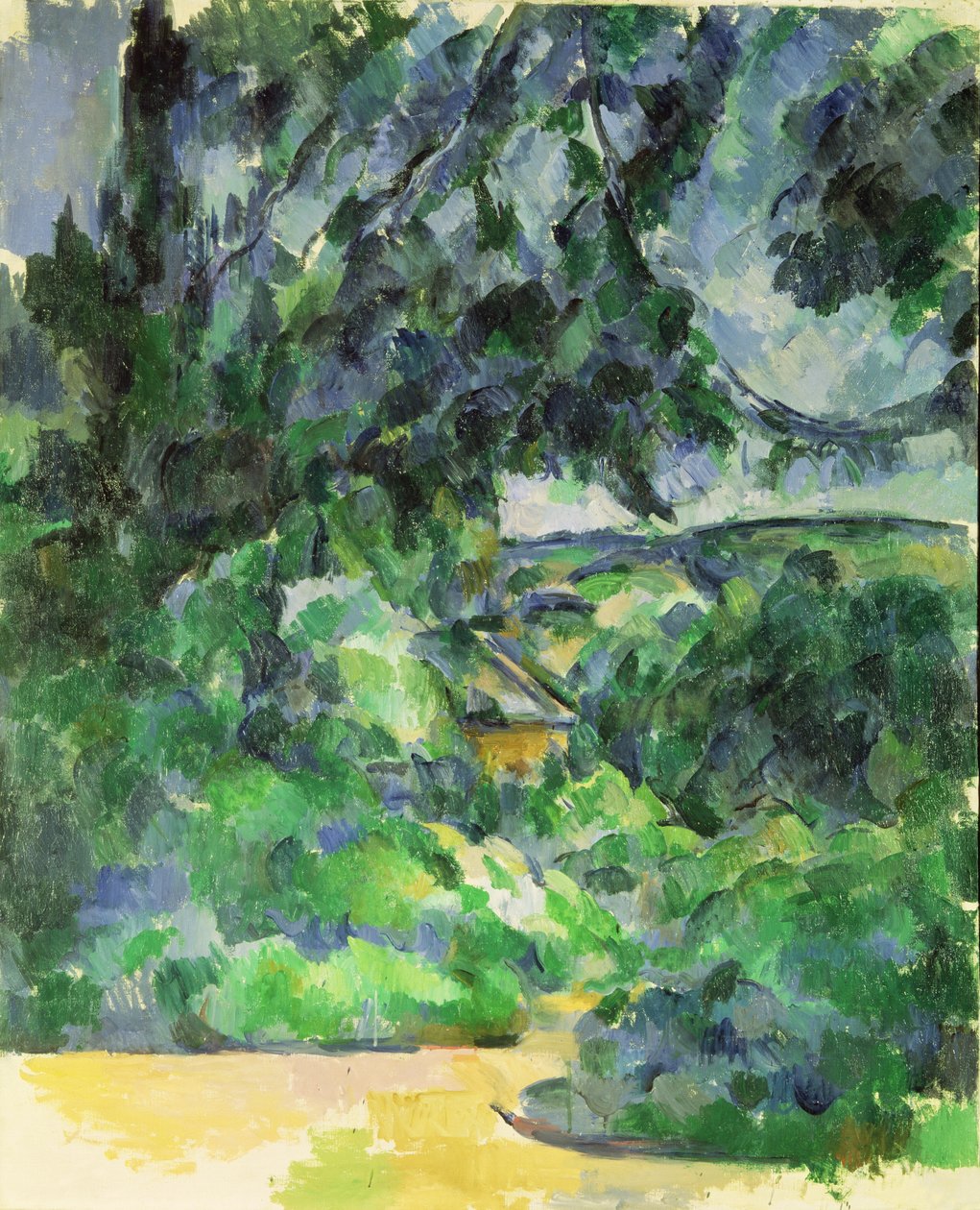 Paysage Bleu, c.1903 - Paul Cézanne