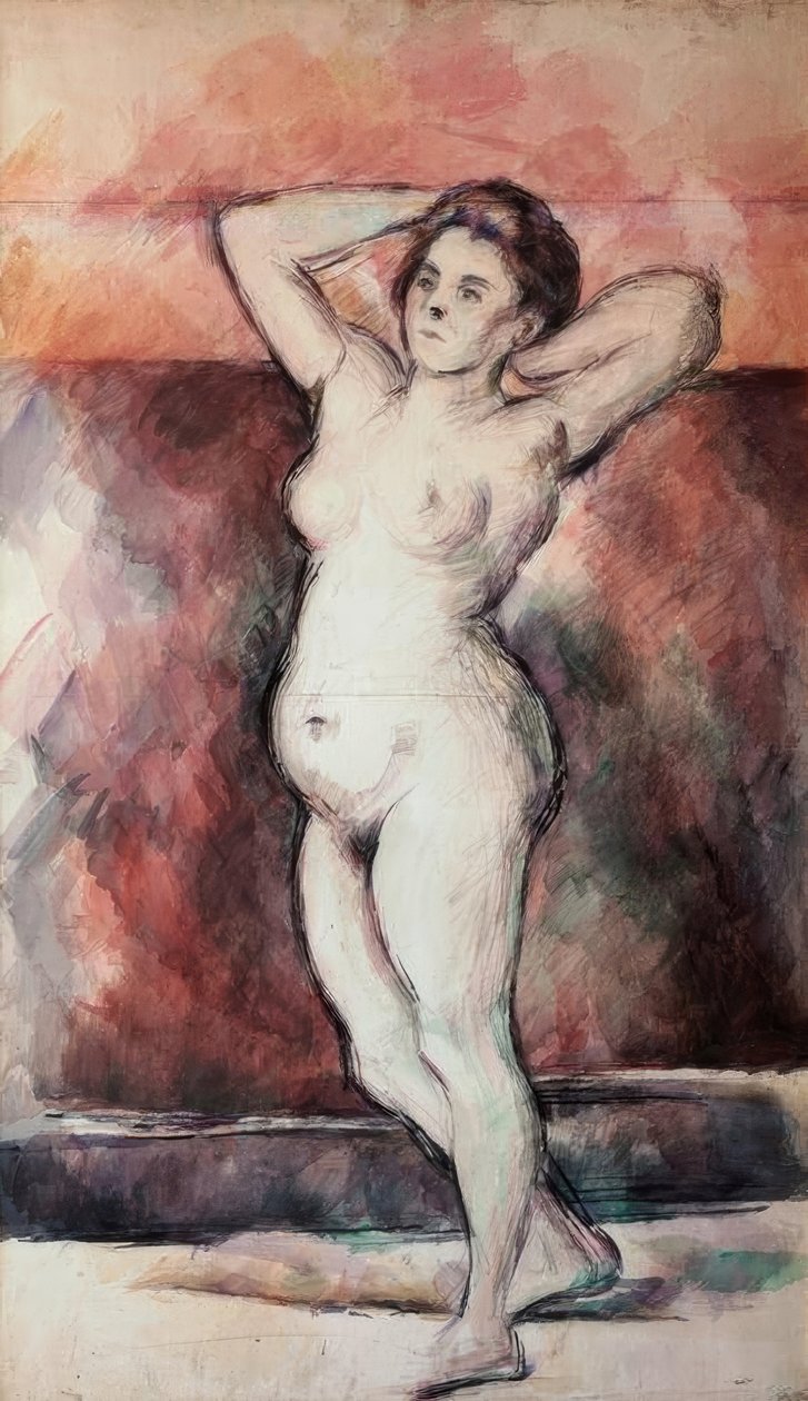 Femme nue debout - Paul Cézanne